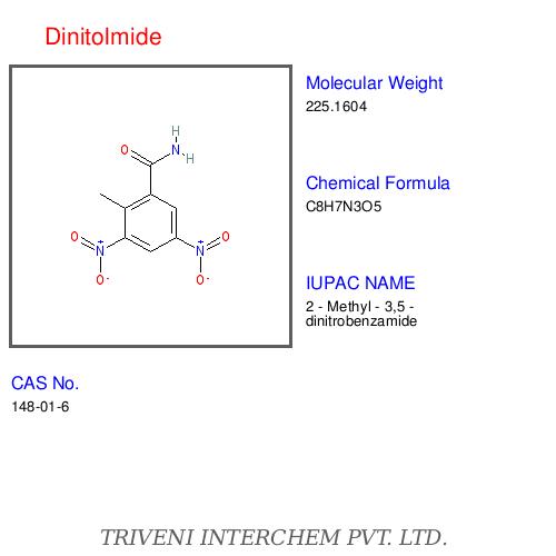 Dinitolmide - 2-Methyl-1,4-Benzodioxane, CAS 148-16-8, Molecular Weight 201.162 | High Purity, Precise Synthesis, Water-Soluble