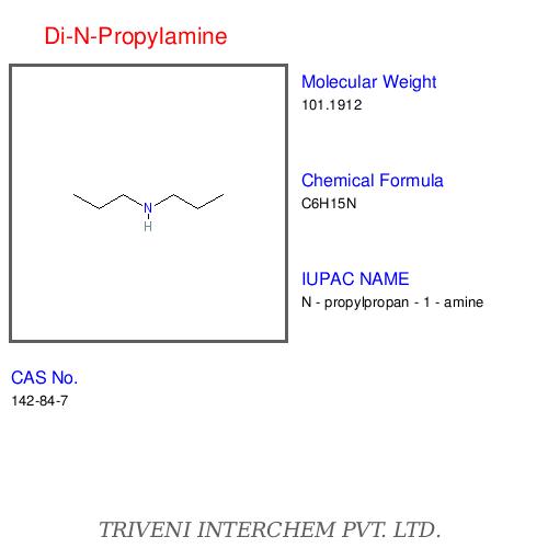 Di-N-Propylamine - Colorless Liquid, Boiling Point 156°C | High Purity, Effective Cleaning, Versatile Solvent, Industrial Grade
