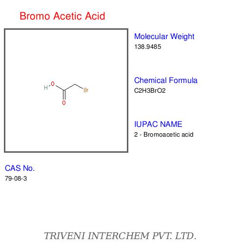 Bromo Acetic Acid - Colorless Crystals, CâHâBrOâ | Strong Alkylating Agent, High Purity, Water Soluble