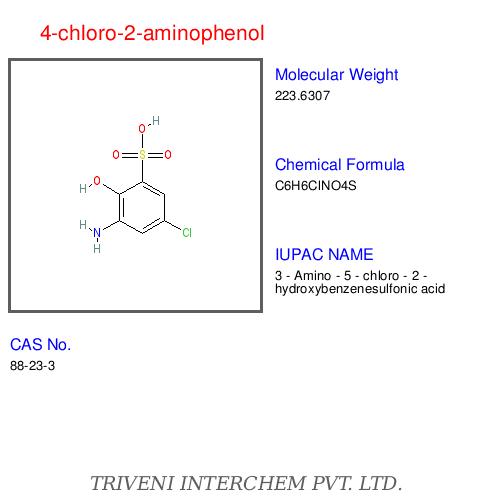 4-Chloro-2-Aminophenol - White Crystalline Powder, 99% Purity | Dye Intermediate, Pharmaceutical Precursor, Precise Synthesis