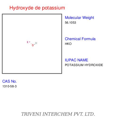 Hydroxyde de potassium	