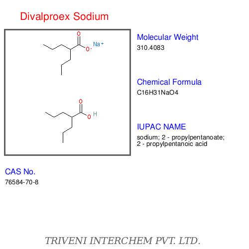 Divalproex Sodium - White Powder CAS 12361-29-8 | Epilepsy Treatment Bipolar Disorder Migraine Prevention 99% Purity