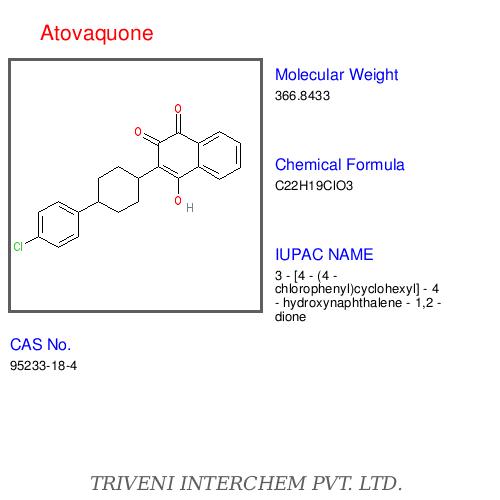 Atovaquone - White Crystalline Solid, C28H30O5, 99% Purity | Antiparasitic, Antimalarial, Pneumocystis Treatment