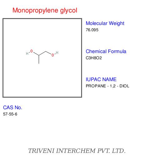 Monopropylene Glycol - Colorless Liquid, CAS 57-55-6 | High Purity, Solvent Properties, Moisture Control, Biodegradable