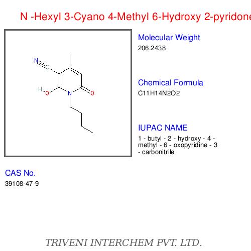 N -Hexyl 3-Cyano 4-Methyl 6-Hydroxy 2-pyridone
