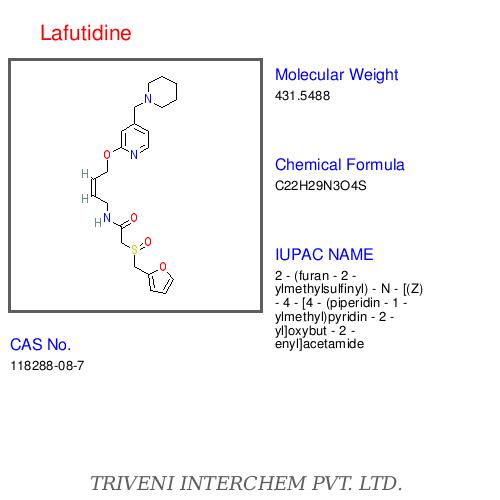 Lafutidine - C19H24N4O2, 99% Purity, Bulk Packaging | Acid Reducer, Ulcer Treatment, Fast Acting