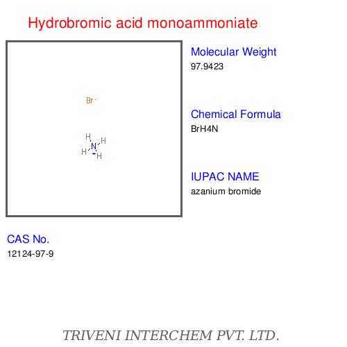 Hydrobromic acid monoammoniate	