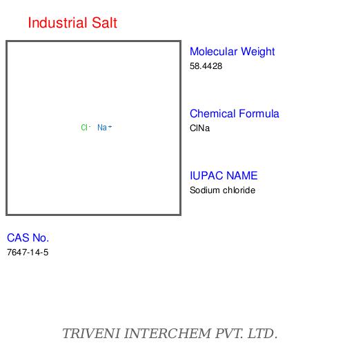 Industrial Salt - Sodium Chloride Nacl, 99.5% Purity | High Purity, Consistent Quality, Bulk Packaging, Variable Particle Size
