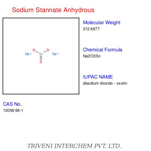Sodium Stannate Anhydrous - White Powder, Na2SnO3, CAS 12136-45-7 | High Purity, Corrosion Inhibitor, Stable Compound