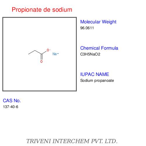 Propionate de sodium	