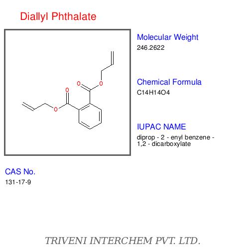 Diallyl Phthalate - Chemical Formula C12H14O4, Boiling Point 340-345°C | High Purity, Chemical Stability, Low Viscosity