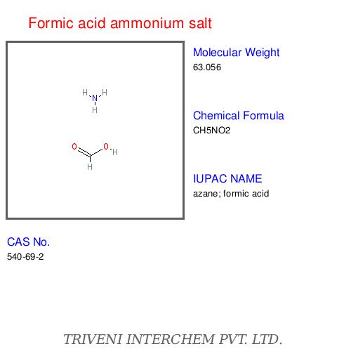 Formic acid ammonium salt
