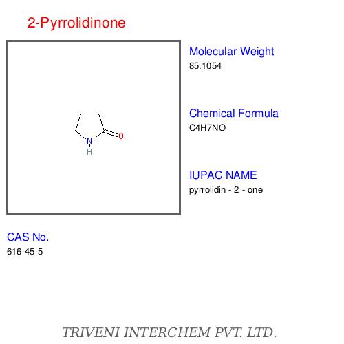 2-Pyrrolidinone - Boiling Point 245-248°C, Density 1.05 g/cm3 | High Purity, Effective Solvent, Chemical Intermediate