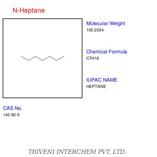 N-Heptane - CAS 142-82-5, 99% Purity | High Purity Solvent, Reacts Readily, Wide Applications