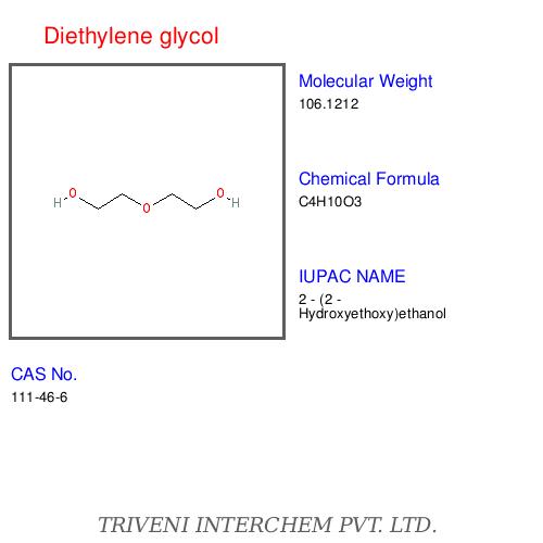 Diethylene Glycol - Colorless Liquid, Boiling Point 244.8Â°C | Solvent Properties, High Purity, Excellent Viscosity