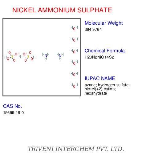 NICKEL AMMONIUM SULPHATE
