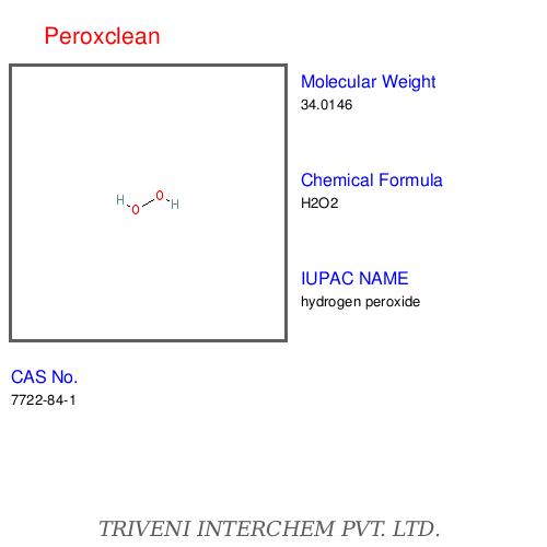 Peroxclean - Hydrogen Peroxide 99.9% Purity, CAS 7722-84-1 | Effective Cleaning, Hazard Removal, Corrosion Control
