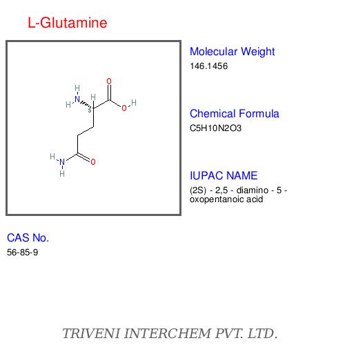 L-Glutamine - White Crystalline Powder, CAS 56-85-9 | High Purity, Muscle Growth, Gut Health, Immune Support, Fast Dissolving