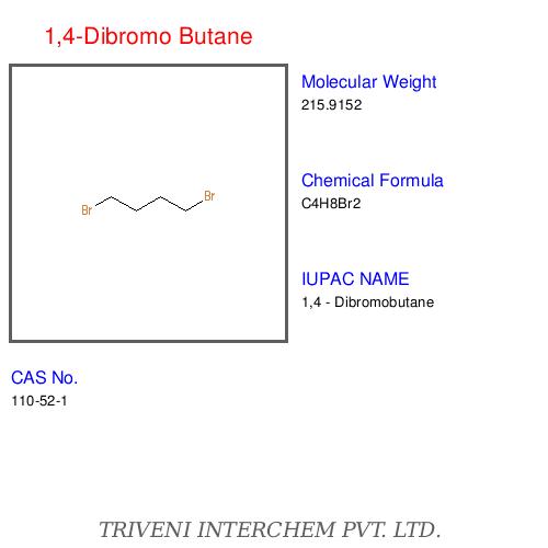 1,4-Dibromo Butane - Colorless Liquid, CAS 110-52-1, Purity >98% | Versatile Reagent for Organic Synthesis