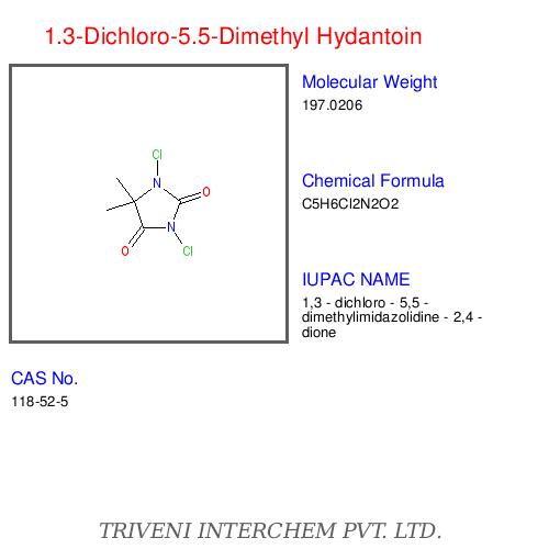 1.3-Dichloro-5.5-Dimethyl Hydantoin