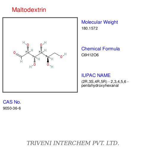 Maltodextrin - Polysaccharide White Powder, CAS 9050-36-6 | Food Additive, Thickening Agent, Water Soluble, Hygroscopic