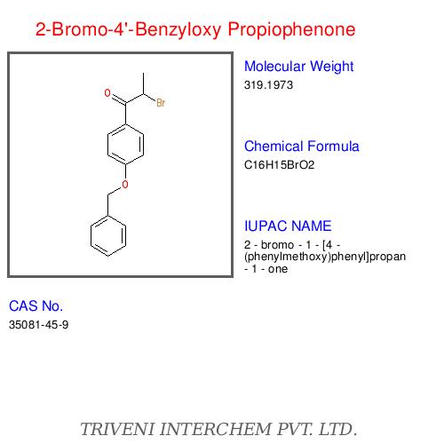 2-Bromo-4'-Benzyloxy Propiophenone