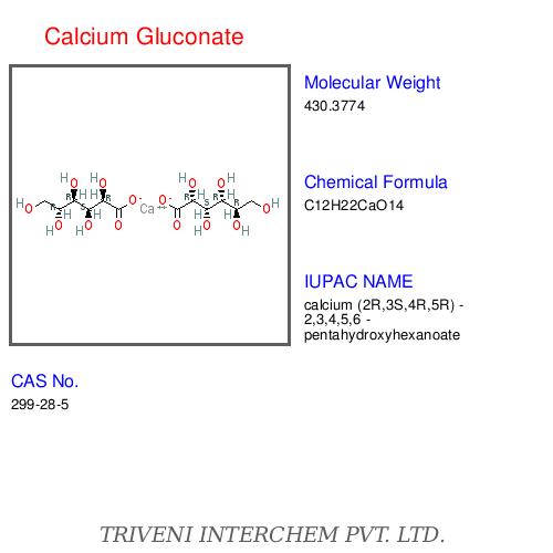 Calcium Gluconate - White Crystalline Powder, CAS 299-29-2 | Fast Absorption, High Purity, Water Soluble