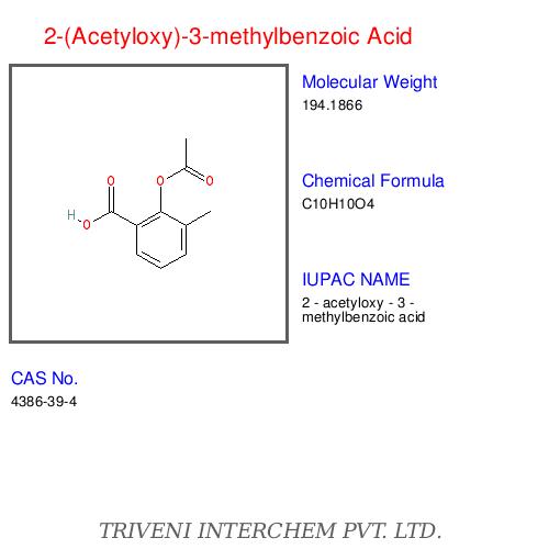 2-(Acetyloxy)-3-methylbenzoic Acid