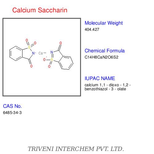Calcium Saccharin