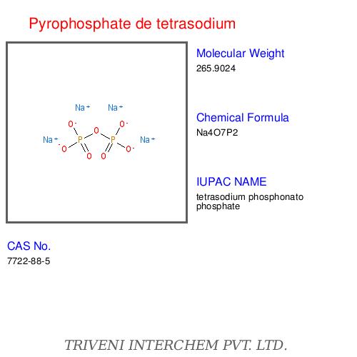 Pyrophosphate de tetrasodium