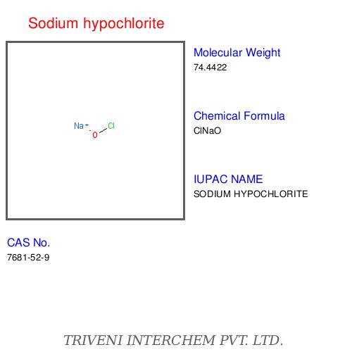 Sodium Hypochlorite - NaClO 5-15% Concentration, pH 11-13 | Disinfectant, Bleaching, Sanitizing Agent