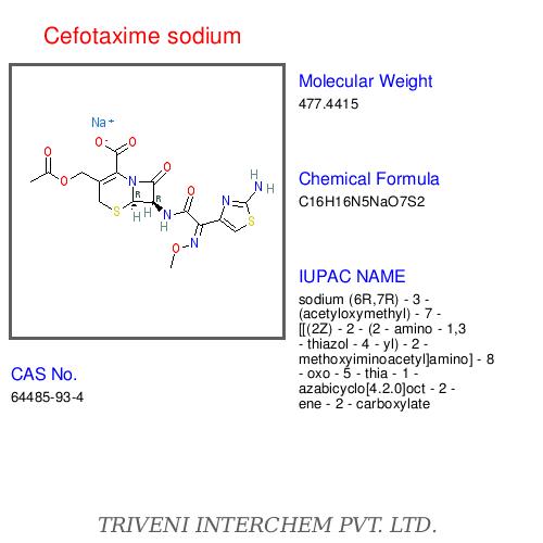 Cefotaxime sodium