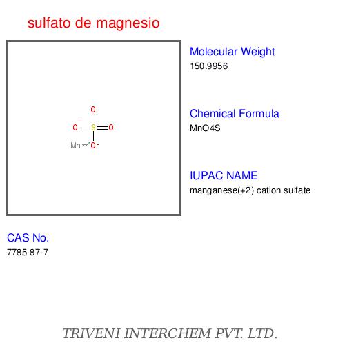 Sulfato de Magnesio - Manganese Sulfate Pale Pink, 99% Purity | Soil Remediation, Chemical Precursor, Manganese Source