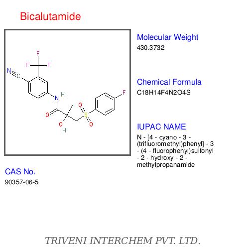 Bicalutamide - C29H36ClN3O2S Chemical Formula, 99.9% Purity, High Purity, Precise Formulation