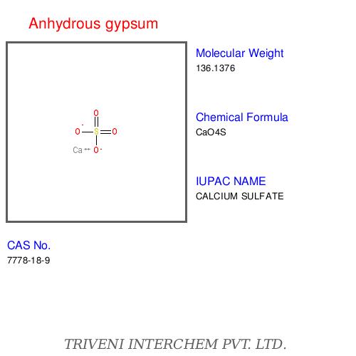 Anhydrous gypsum