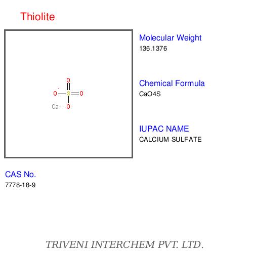 Thiolite - Calcium Chloride White Crystalline Solid, 99% Purity | High Purity, Precise Formula, Effective Use, Reliable Results