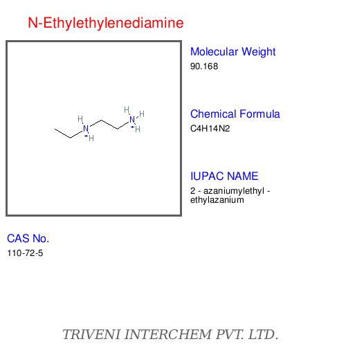 N-Ethylethylenediamine - Colorless Liquid, C4H12N2, 99% Purity | High Purity, Reactive, Versatile, Cost-Effective