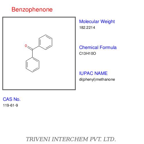 Benzophenone - C13H10O, 99% Purity, CAS 119-61-9 | UV Absorption, Chemical Stability, Wide Applications