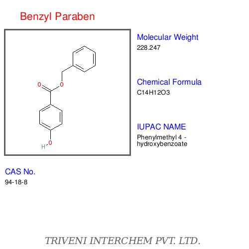 Benzyl Paraben - White Crystalline Powder, C10H12O3 | Preservative, Antimicrobial, Antibacterial, Fungicide