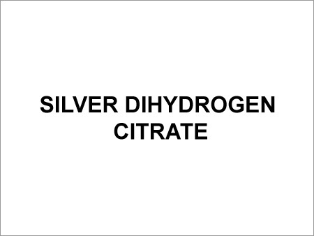 Silver Dihydrogen Citrate