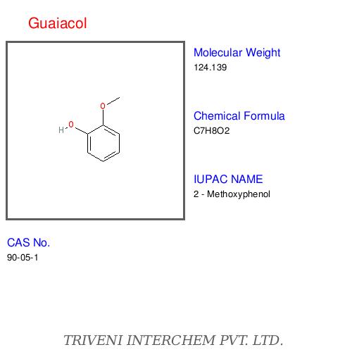 Guaiacol - 2-Methoxyphenol, Boiling Point 250°C, CAS 90-05-1 | High Purity, Precise Synthesis, Versatile Reagent