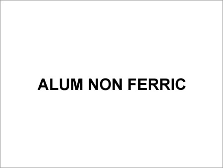 Alum Non Ferric