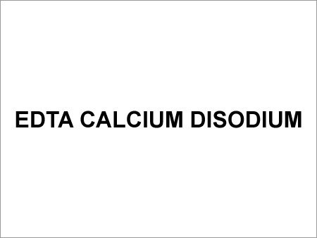 EDTA Calcium Disodium
