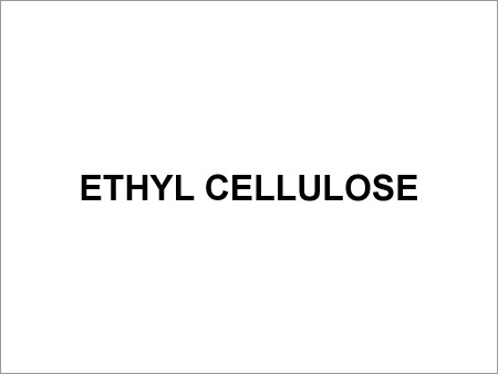 Ethyl Cellulose - White Powder Molecular Weight Range | Versatile Polymer Organosoluble Thermoplastic Film Coatings Food Emulsifier