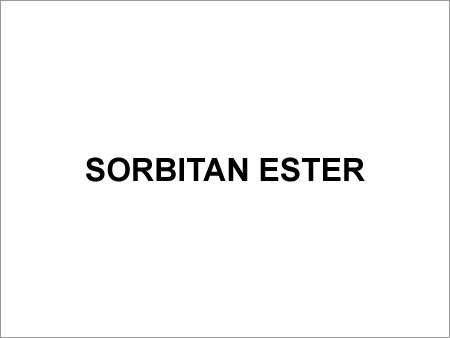 Sorbitan Ester - Carboxylic Acid & Alcohol Based, HLB 3-15 | High Purity, Effective Emulsifier, Balanced pH, Water-Soluble