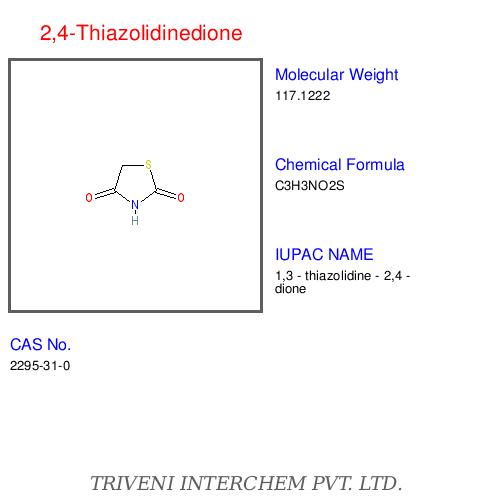 2,4-Thiazolidinedione - Off White Powder, Purity >99%, CAS 2295-31-0 | Drug Synthesis, Chemical Stability, Wide Applications