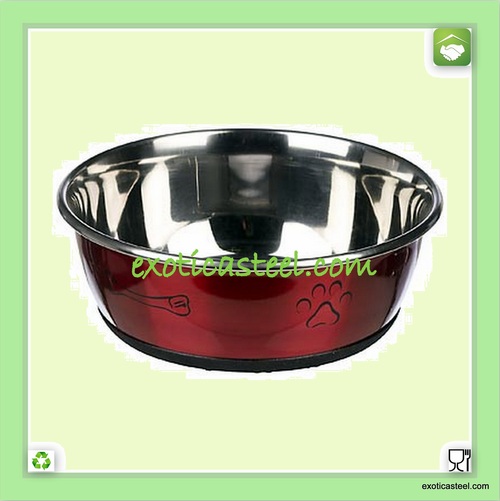 Anti Skid Pet Bowl - Multi Design