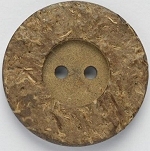 Coconut shell Wood Button