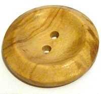 Natural Wood Button 25MM