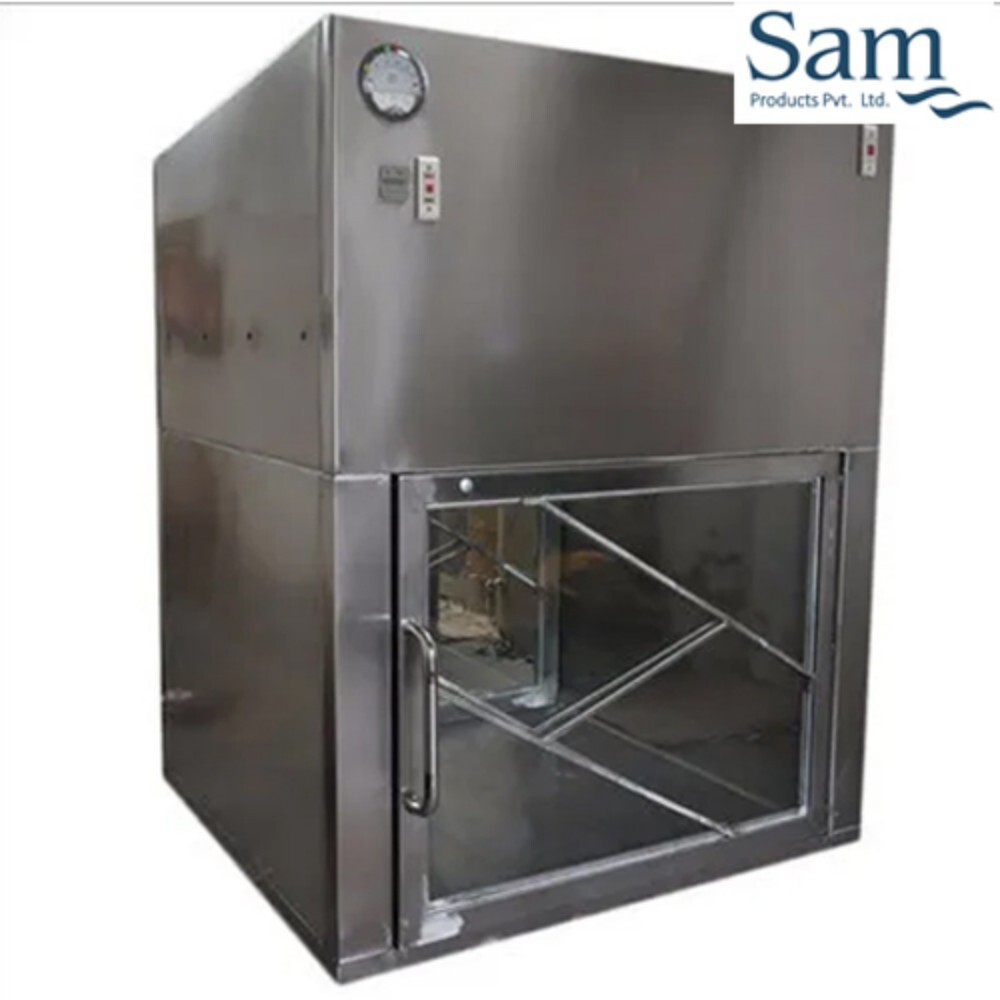 Stainless Steel Easy To Operate Pass Box - Air Volume: 350 Cfm